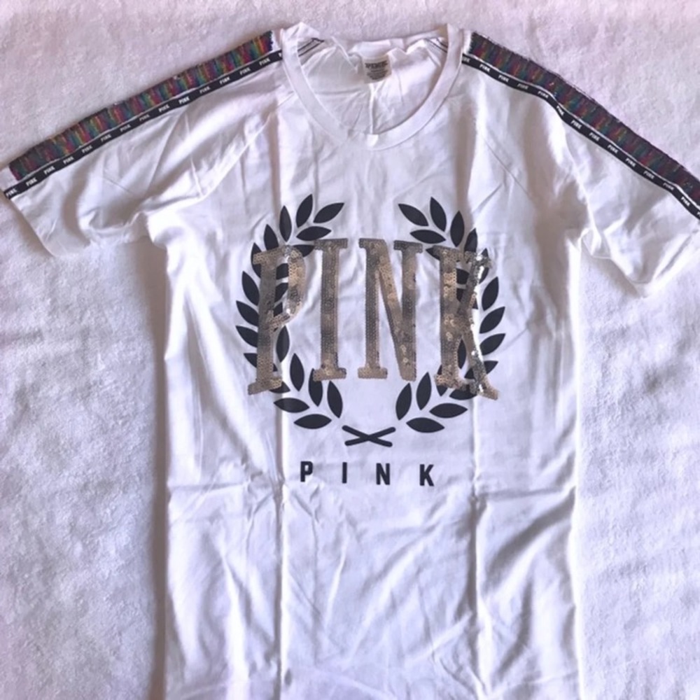 (Sold)Pink Campus Tee